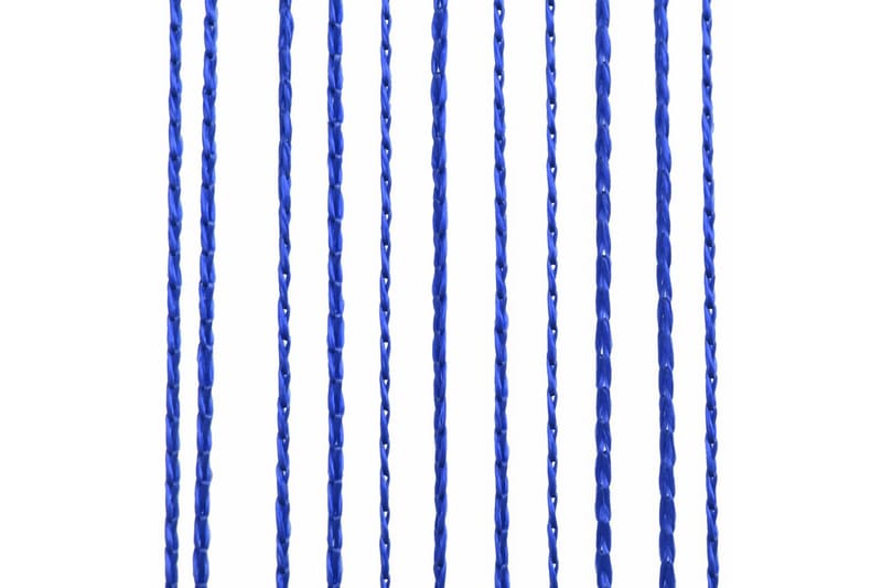 Trådgardiner 2 stk 100x250 cm blå - Blå - Tekstiler - Gardiner - Mørkleggingsgardin