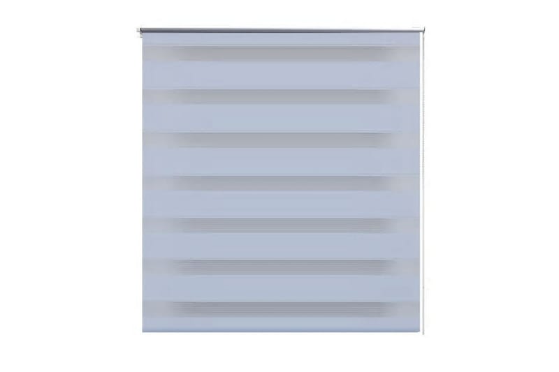 Zebra Gardiner 80 x 175 cm Hvit - Hvit/Transparent - Rullegardin
