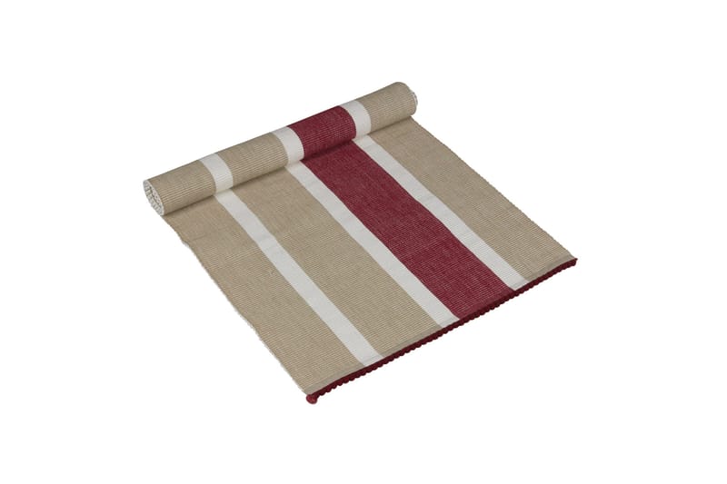 Luhar Bordløper 35x120 cm, Rød