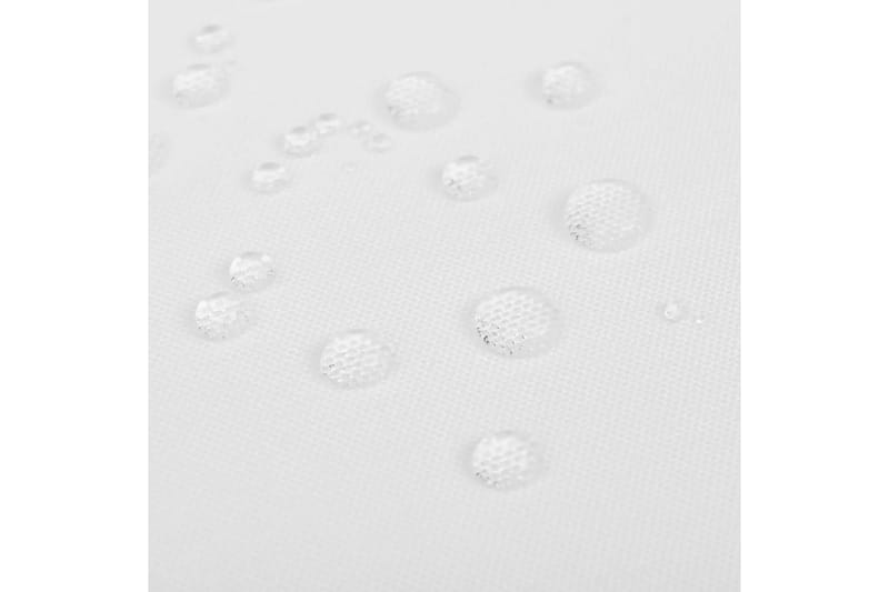 5 Hvite bordduker 130 x 130 cm - Hvit - Bordløper - Kjøkkentekstiler