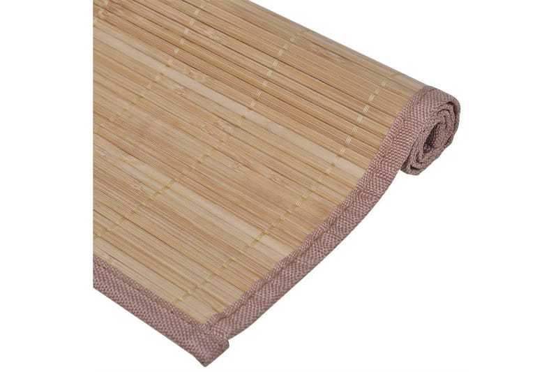 6 Bambus kuvertbrikker 30 x 45 cm, brun - Brun - Tekstiler - Kjøkkentekstiler