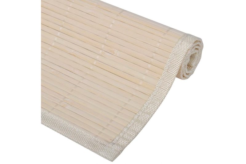 6 Bambus kuvertbrikker 30 x 45 cm, naturlig - Natur - Bordbrikke - Kjøkkentekstiler