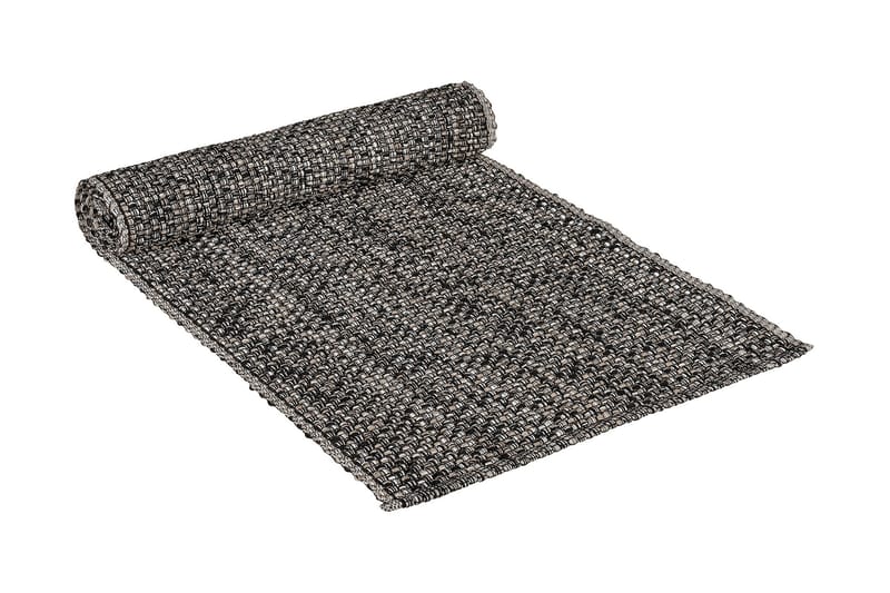 Dex Løper 120 cm - Linfarge/Svart - Tekstiler - Kjøkkentekstiler