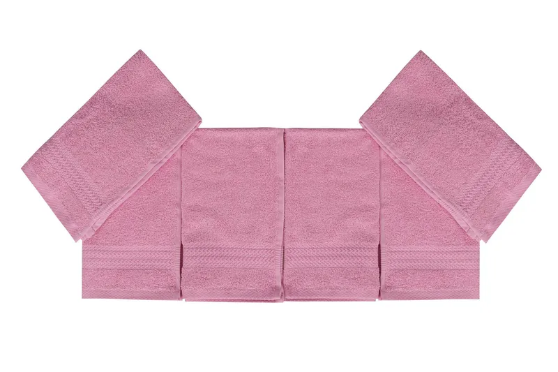 Hobby Håndkle 30x50 cm 6-pk - Rosa - Tekstiler - Tekstiler baderom - Håndklær