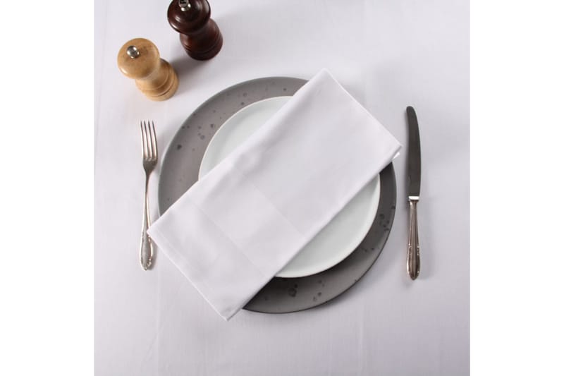 Serviett Fritz Magnus Trading Delight 50 x 50 cm Hvit - Tekstiler - Kjøkkentekstiler - Tøyservietter