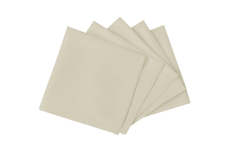 Servietter 100 stk Krem 50x50 cm - Kremhvit - Tekstiler - Kjøkkentekstiler - Tøyservietter