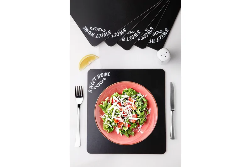 Tabletter 6- pk - Svart - Tekstiler - Kjøkkentekstiler