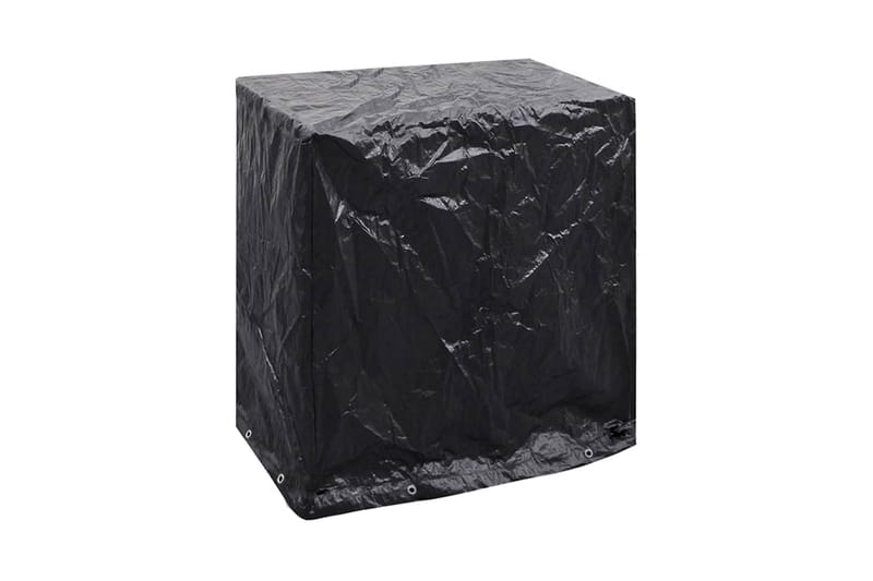 Hagemøbeltrekk til bordtennisbord 2stk 8 maljer 160x55x182cm - Svart - Tekstiler - Møbelstoff - Møbeltrekk