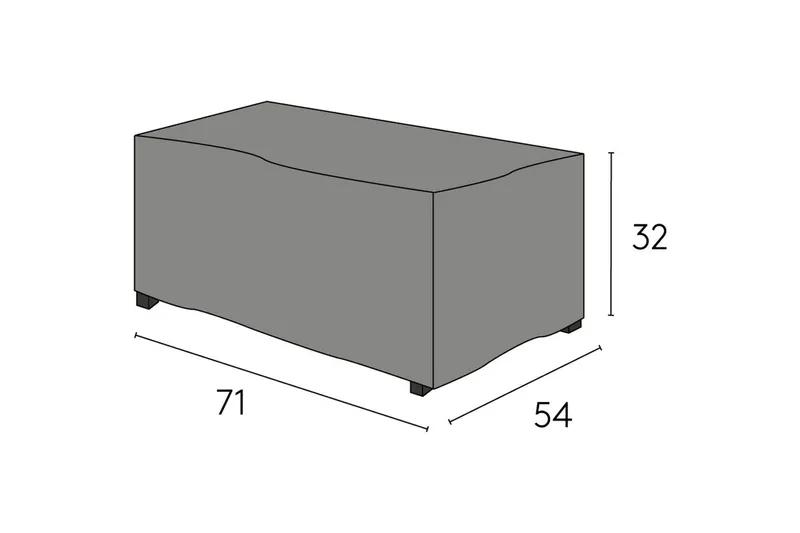 Møbelbeskyttelse Fotskammel Hillerstorp Kungshult Svart, undefined