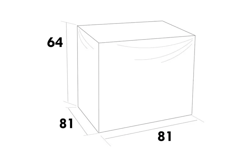 Møbelbeskyttelse Lenestol Hillerstorp Oxelunda Hjørnedel Svart, undefined