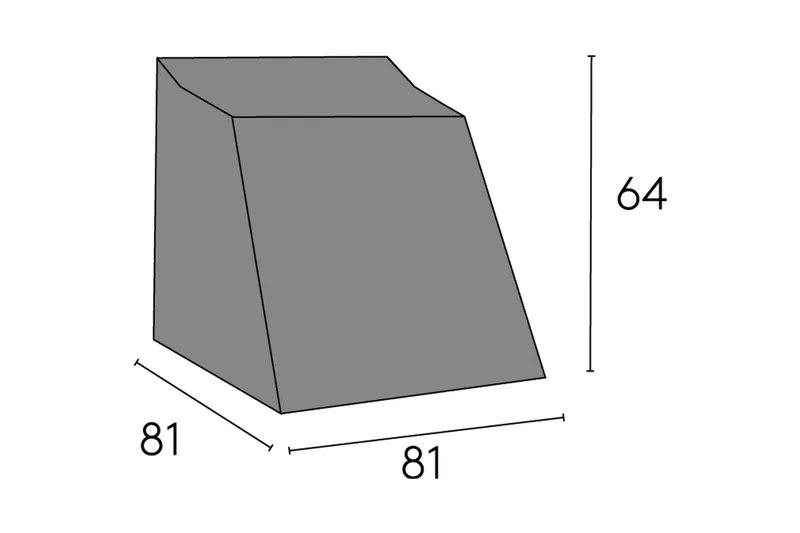 Møbelbeskyttelse Lenestol Hillerstorp Oxelunda Midtdel Svart, undefined