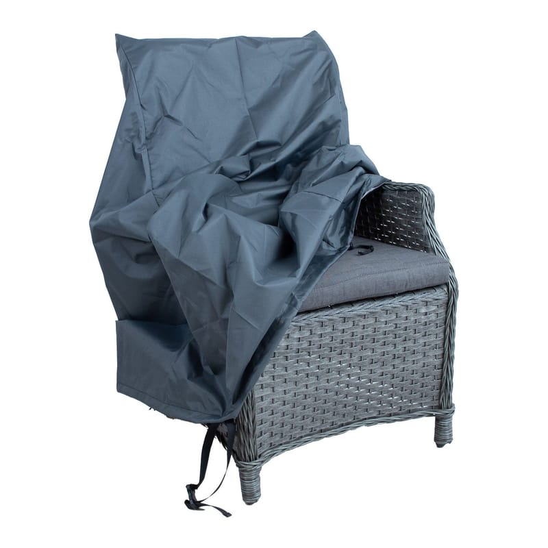 Møbeltrekk HOME4YOU 61x69x48/106 cm værbestandig - Grå - Tekstiler - Møbelstoff - Møbeltrekk - Lenestoltrekk