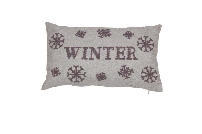 Winter Putetrekk 30x50 cm - Lys grå - Tekstiler - Pute & pledd - Pynteputer