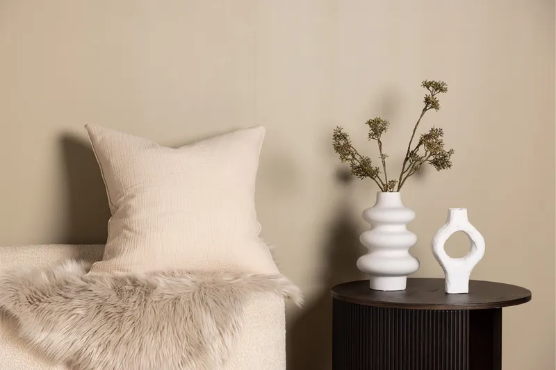 Tyra Putetrekk - Beige - Tekstiler - Pute & pledd - Pynteputer