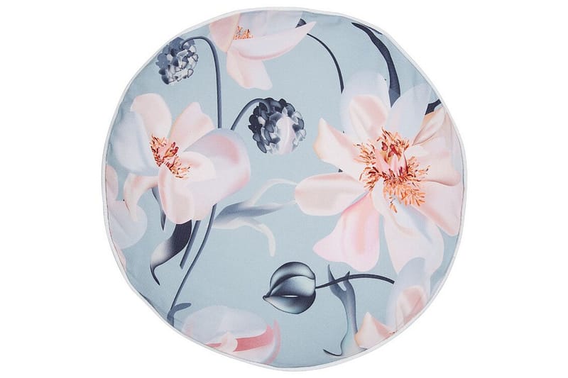 Benedetta Utendørspute 40 cm Rund, Blå