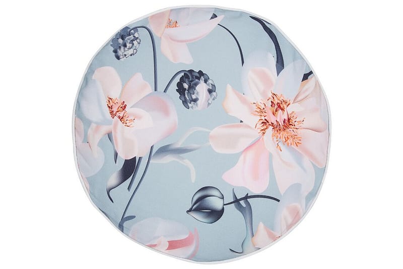 Benedetta Utendørspute 40 cm Rund, Blå