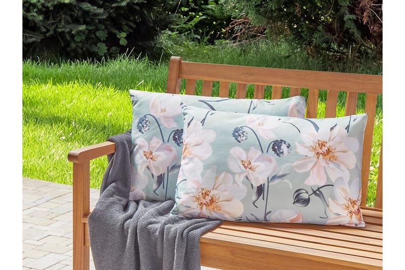 Benedetta Utendørspute 42x60 cm - Blå - Tekstiler - Pute & pledd - Hagepute