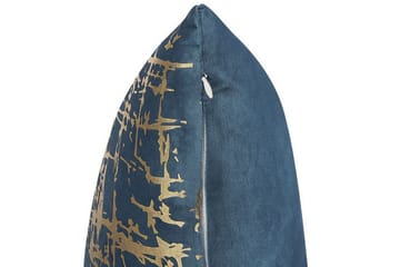Beneton Utendørspute 45x45 cm - Blå/Gull - Tekstiler - Pute & pledd - Hagepute