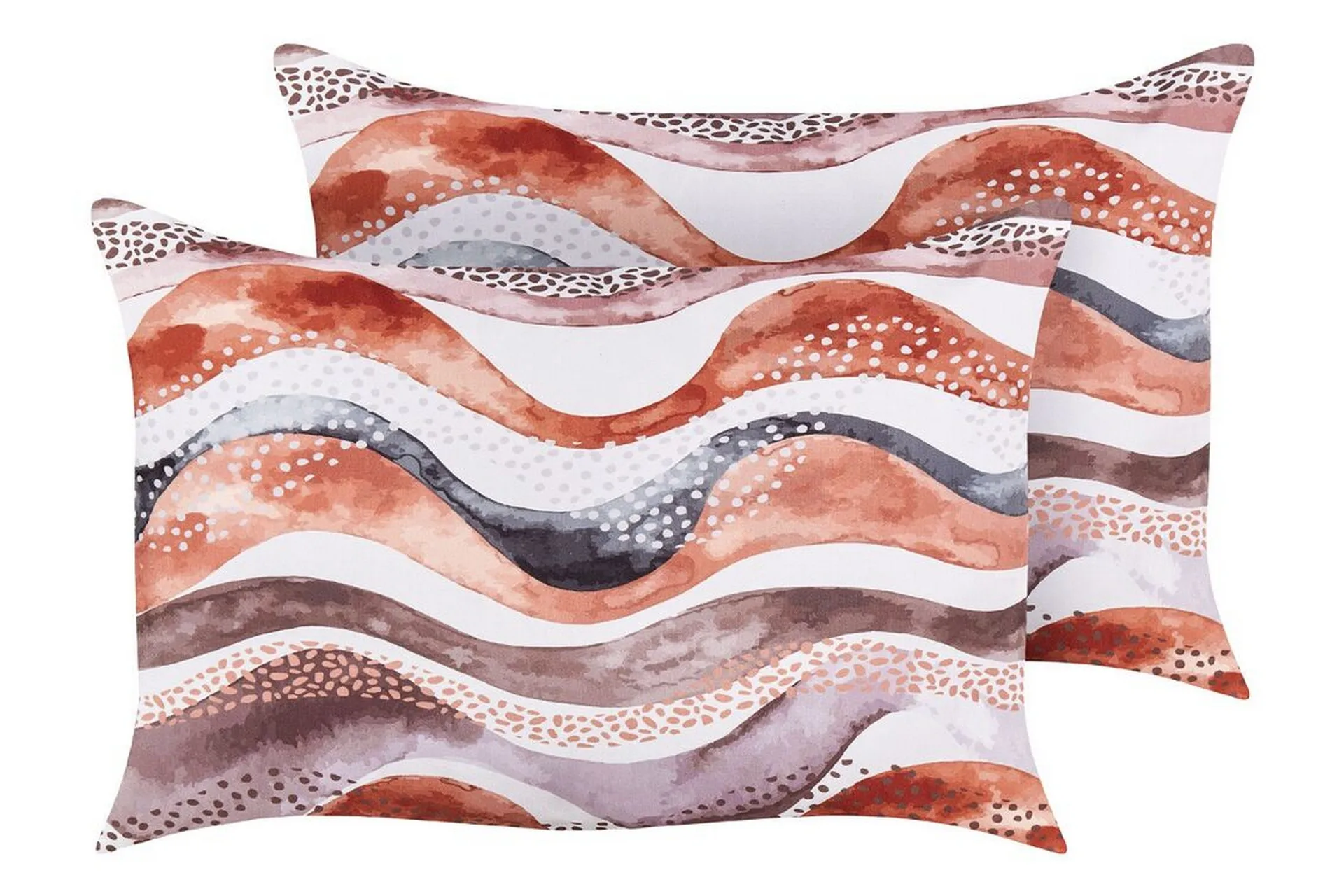 Cannole Utendørspute 42x60 cm - Brun/Hvit/Sort