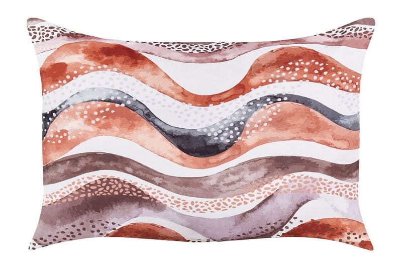 Cannole Utendørspute 42x60 cm - Brun/Hvit/Sort - Tekstiler - Pute & pledd - Hagepute