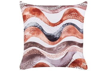 Cannole Utendørspute 45x45 cm - Brun/Hvit/Sort - Tekstiler - Pute & pledd - Hagepute