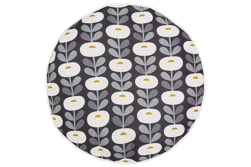 Corsano Utendørspute 40 cm Rund, Grå/Hvit