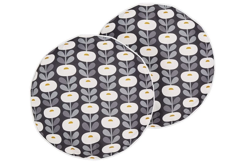 Corsano Utendørspute 40 cm Rund - Grå/Hvit - Møbler - Bord - Sofabord