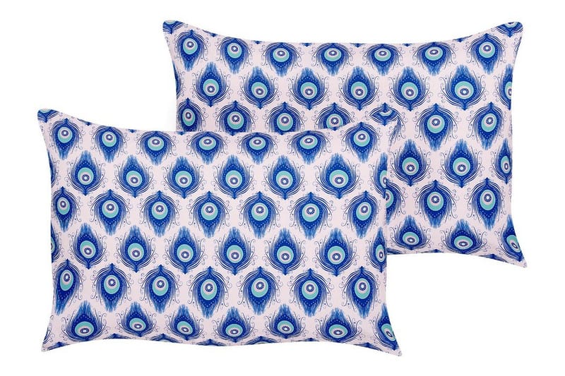 Didsbury Utendørspute 42x60 cm - Blå/Rosa - Tekstiler - Pute & pledd - Hagepute