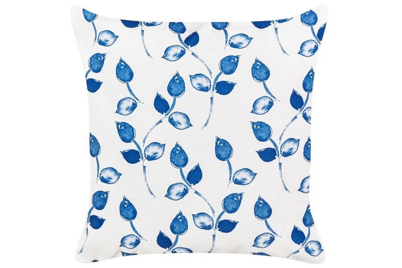 Fasano Utendørspute 45x45 cm, Hvit/Blå