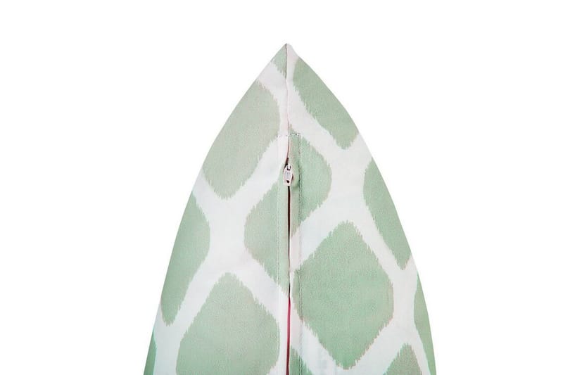 Flojen Utendørspute 42x60 cm - Grønn/Hvit - Tekstiler - Pute & pledd - Hagepute