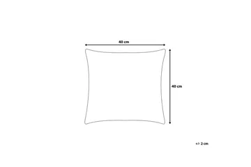 Candeda Hagepute 2-pk 40x40 cm - Flerfarget - Tekstiler - Pute & pledd - Hagepute