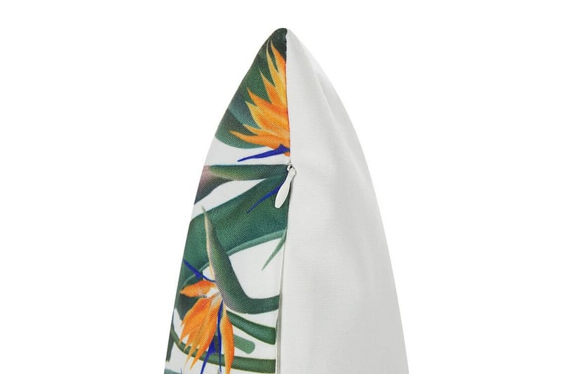 Heckville Utendørspute 45x45 cm 2 stk - Grønn/Hvit/Oransje - Tekstiler - Pute & pledd - Hagepute