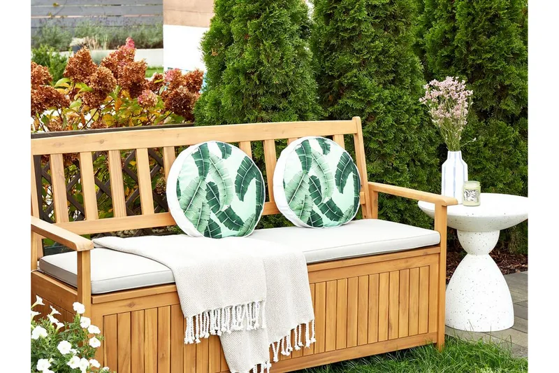 Langford Utendørspute 40 cm Rund - Grønn - Møbler - Bord - Sofabord