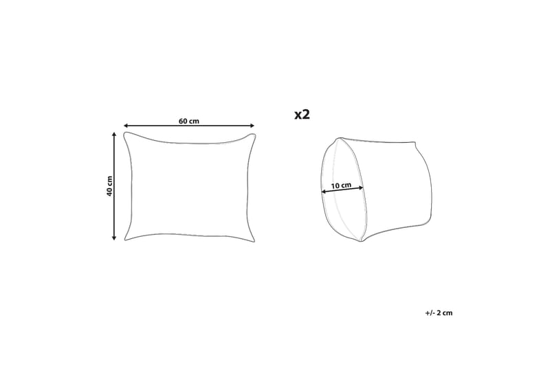 Langford Utendørspute 42x60 cm - Grønn - Tekstiler - Pute & pledd - Hagepute