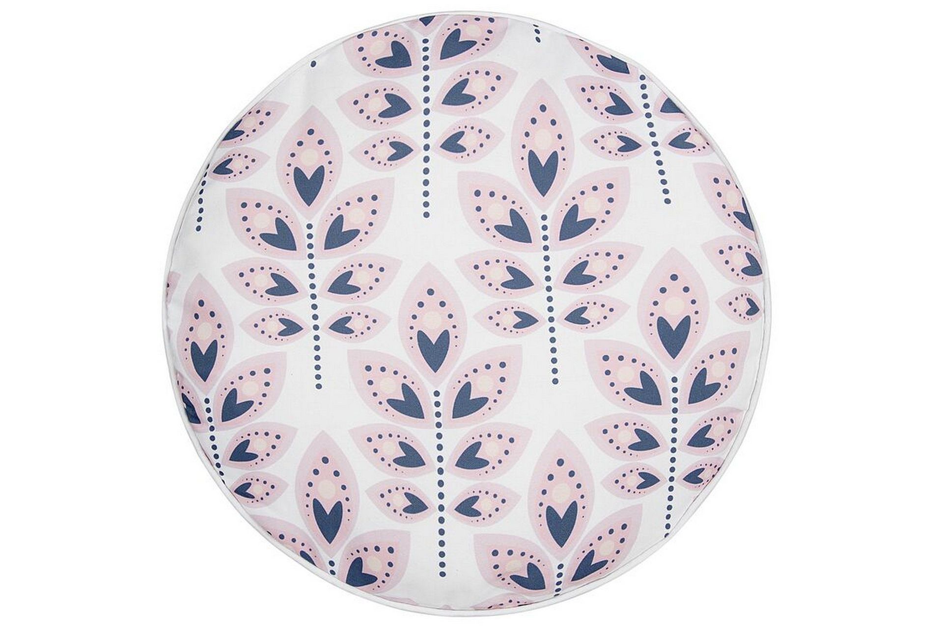 Latiano Utendørspute 40 cm Rund - Beige/Rosa