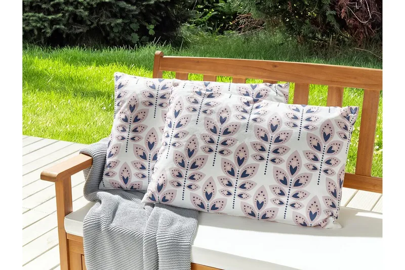 Latiano Utendørspute 42x60 cm - Beige/Rosa - Tekstiler - Pute & pledd - Hagepute