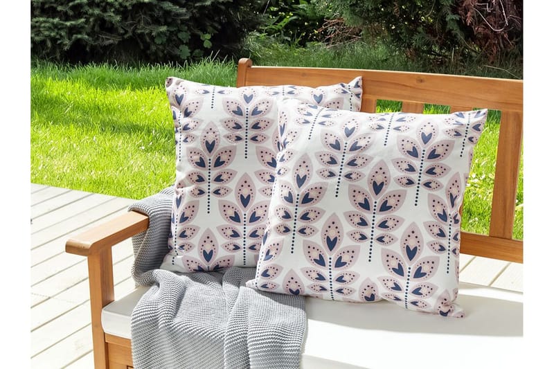 Latiano Utendørspute 45x45 cm - Beige/Rosa - Tekstiler - Pute & pledd - Hagepute