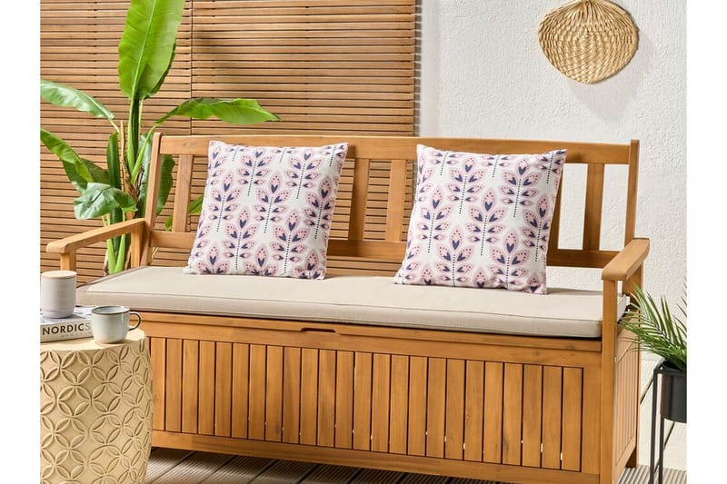 Latiano Utendørspute 45x45 cm - Beige/Rosa - Tekstiler - Pute & pledd - Hagepute