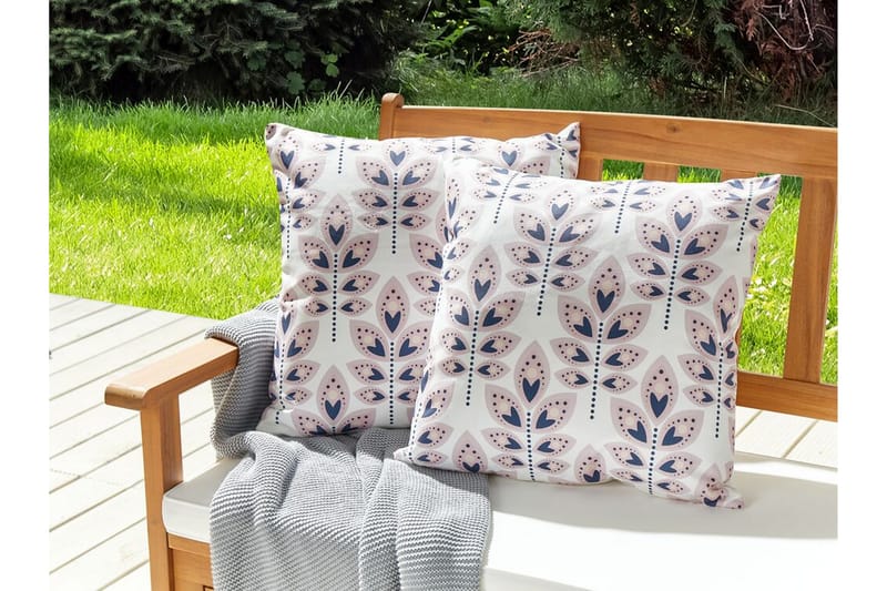 Latiano Utendørspute 45x45 cm - Beige/Rosa - Tekstiler - Pute & pledd - Hagepute