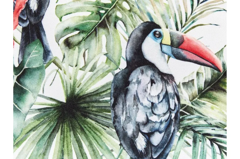 Padua Utendørspute 40 cm Rund - Grønn/Rød/Svart - Tekstiler - Pute & pledd - Hagepute