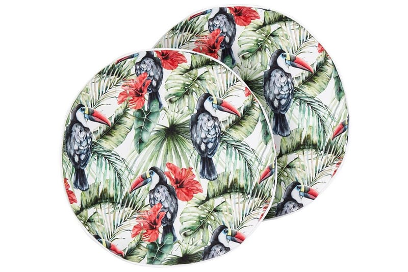 Padua Utendørspute 40 cm Rund - Grønn/Rød/Svart - Møbler - Bord - Sofabord