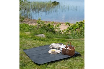Picknic Pledd 130 x 150 cm - Svart - Tekstiler - Pute & pledd - Tepper & pledd