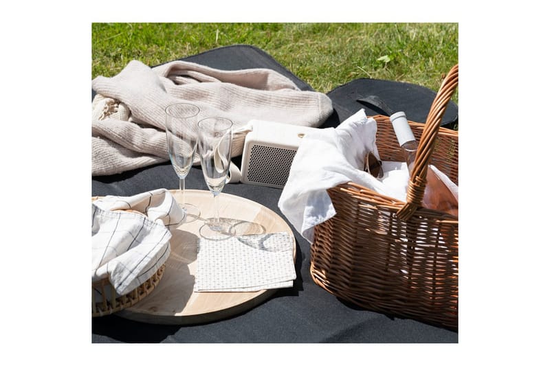 Picknic Pledd 130 x 150 cm - Svart - Sport & fritid - Camping & vandring - Friluftsutstyr
