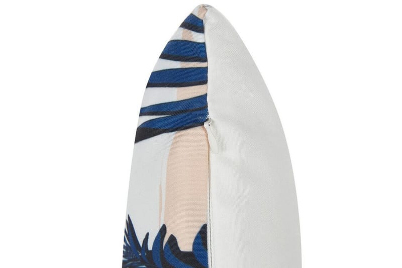 Pinawa Utendørspute 45x45 cm - Blå/Hvit/Beige - Tekstiler - Pute & pledd - Hagepute