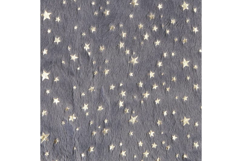 Pledd Alazeya Grå/gull, 150x200 cm - Grå/gull, 150x200 cm - Tekstiler - Pute & pledd - Tepper & pledd