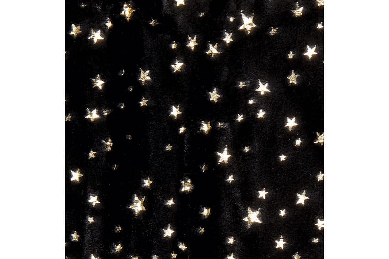 Pledd Alazeya Svart/gull, 150x200 cm - Svart/gull, 150x200 cm - Tekstiler - Pute & pledd - Tepper & pledd