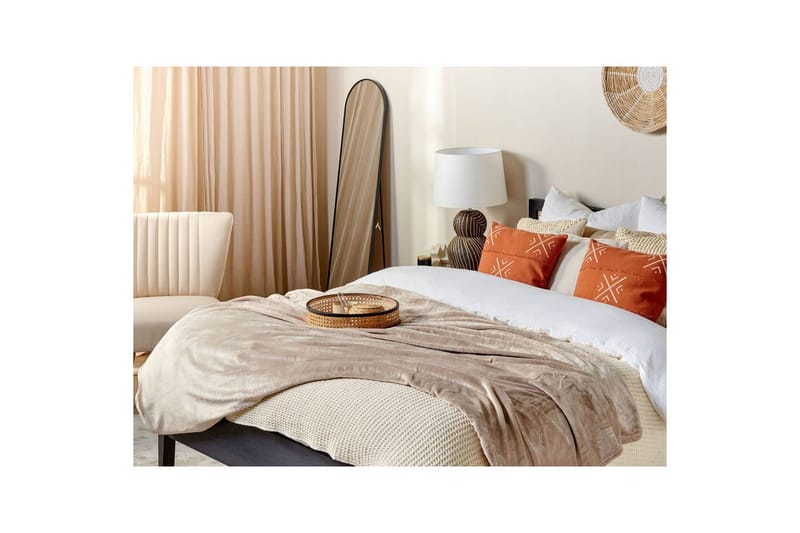 Pledd Bayburt Beige, 200x220 cm - Beige, 200x220 cm - Tekstiler - Pute & pledd - Tepper & pledd