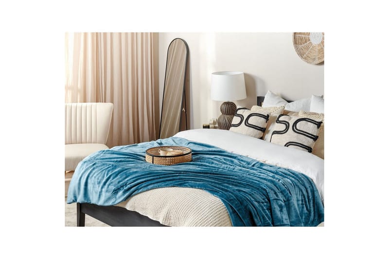 Pledd Bayburt Blå, 150x200 cm - Blå, 150x200 cm - Tekstiler - Pute & pledd - Tepper & pledd