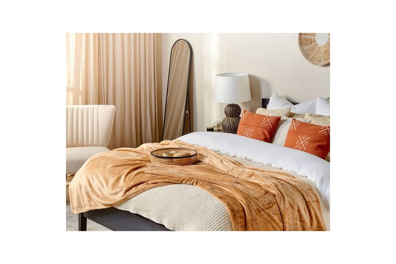 Pledd Bayburt Sandbeige, 150x200 cm - Sandbeige, 150x200 cm - Tekstiler - Pute & pledd - Tepper & pledd