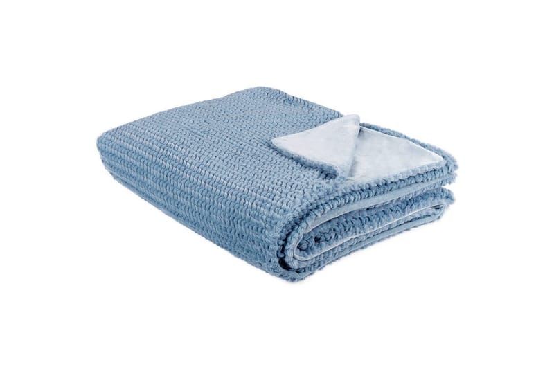 Pledd Bjas Blå, 150x200 cm, Blå, 150x200 cm